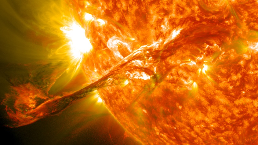 Solar Filament Eruption